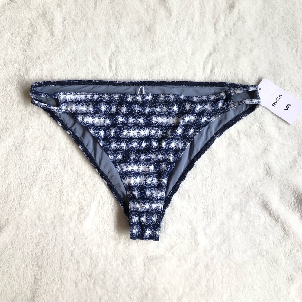 NWT blue and white bikini bottoms